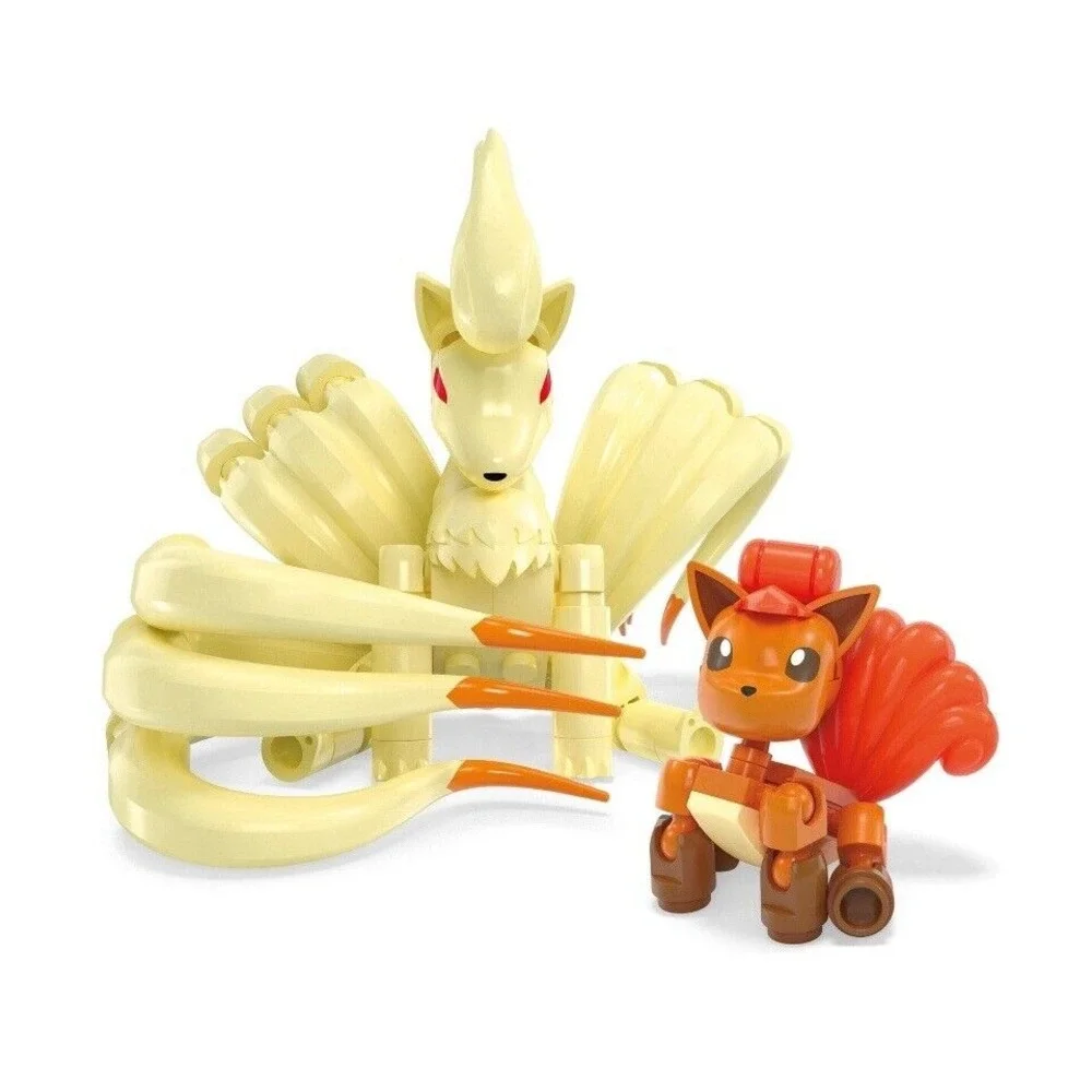 Pokemon Mega Build Vulpix & Ninetales Evolution Set 145 Pieces, Brand New‎